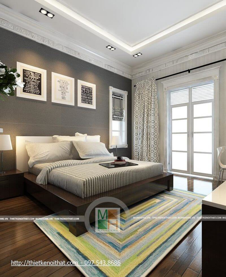 Hình ảnh thiết kế nội thất phòng ngủ tại Hà Nội đầy ấn tượng và tinh tế